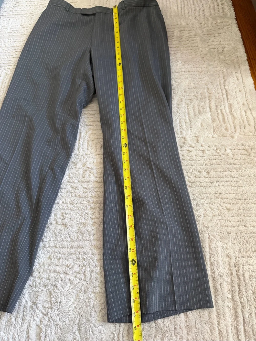 Hugo Boss classic grey pinstripe dress trousers 46R